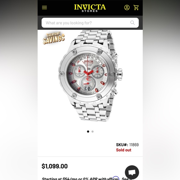 Invicta Men’s Watch
Model 11869 - Picture 8 of 9